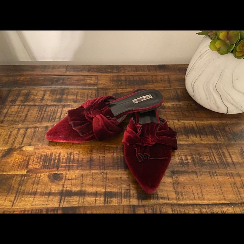 Red velvet slides